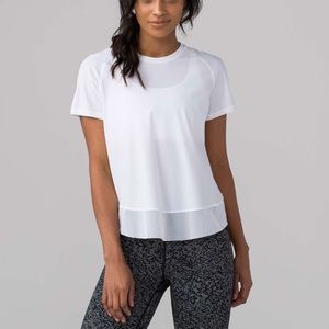 Lululemon Quick Pace Top White